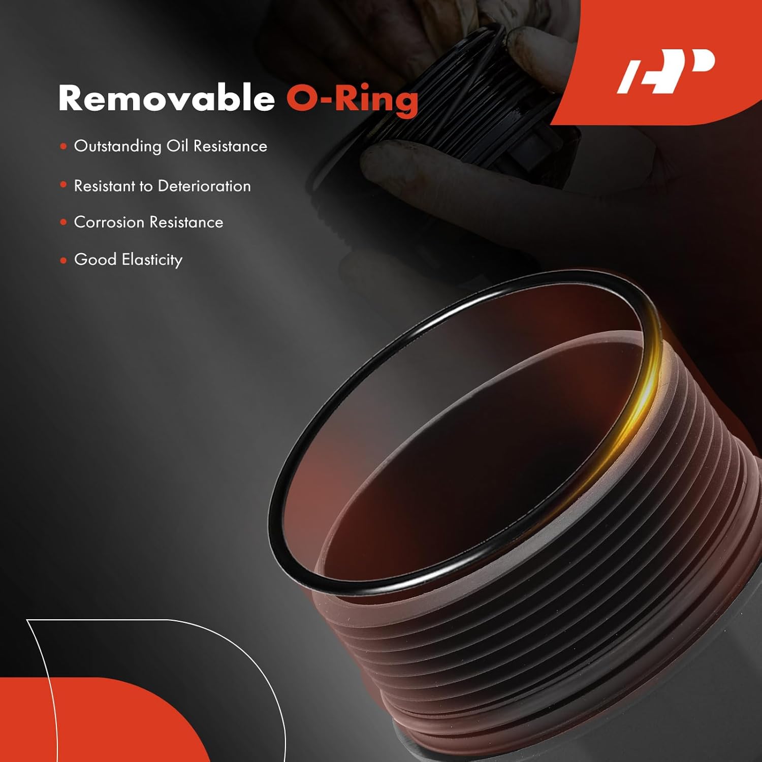 A-Premium Oil Filter Housing Cap Assembly Compatible with Mercedes-Benz C220 1994-1996, C230, C280, C36 AMG, E320, S320, S420, S600, SL320, SL600, SLK230, CL600, 300CE, 300E, 300SE, 300SL
