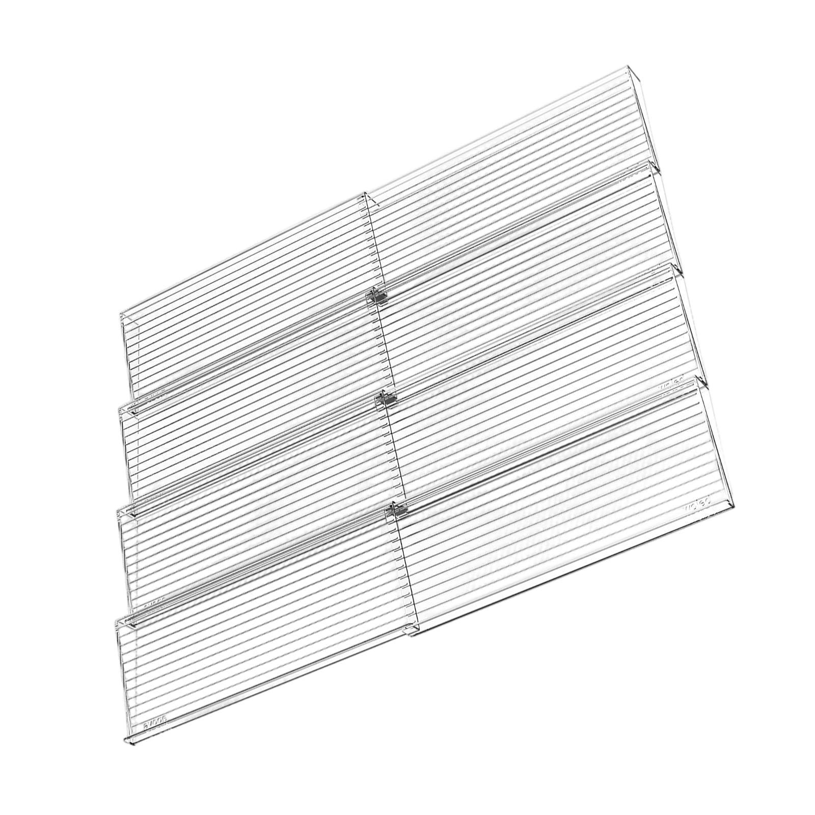Kalttoy 8 Pieces Home Cooks Adjustable Drawer Bottles Organizers Step Shelf Tray Acrylic Materials Drawer Tray