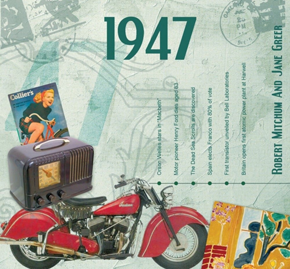 The CDCard Company 1947 The Classic Years CD Greeting Card [Audio CD]