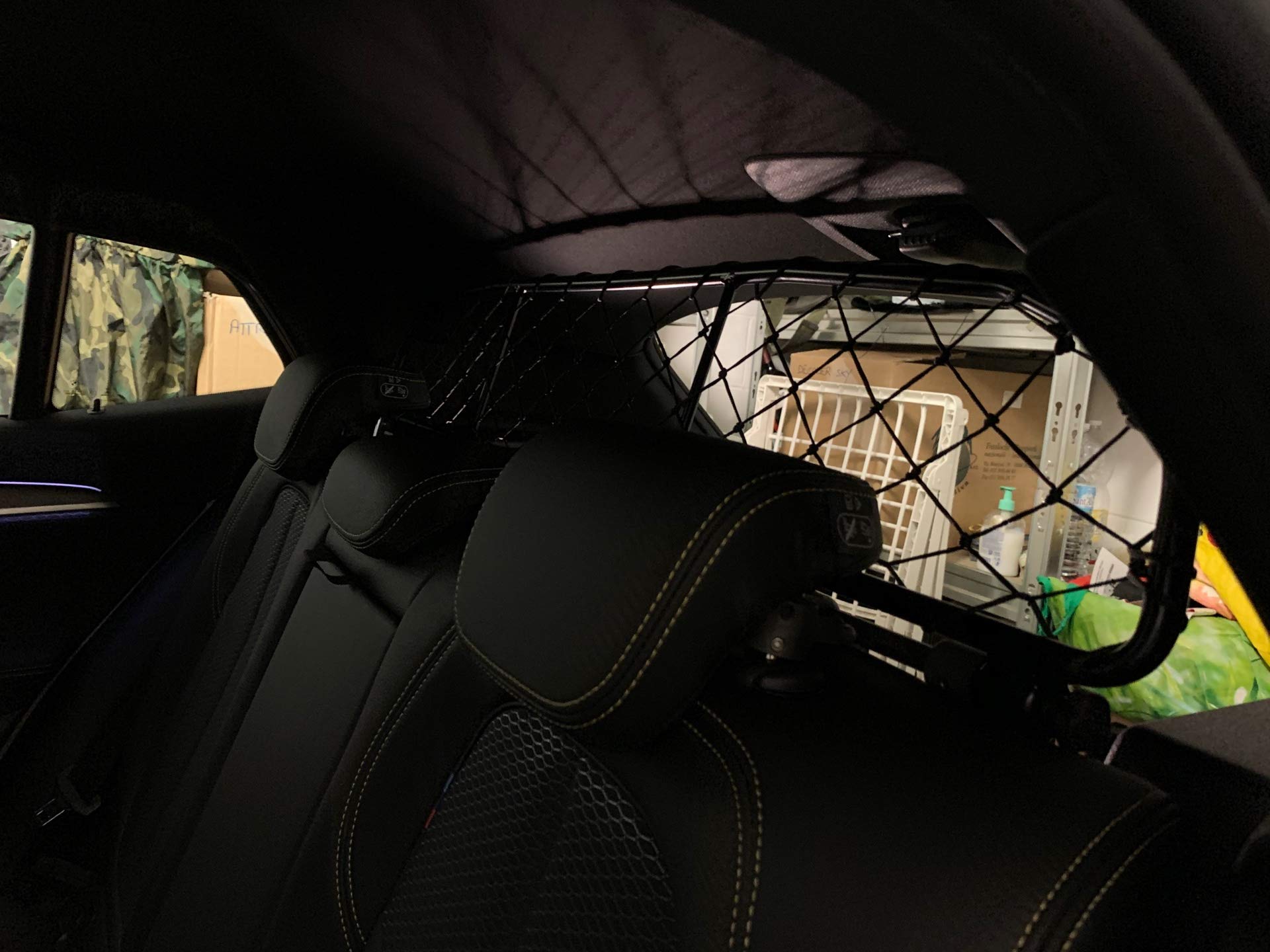 ERGOTECH Filet Grille de séparation Coffre pour BMW X2 (2018-2023) RDA65-HXXS16, pour Chiens et Bagage. Sûr, Confortable pour Votre Chien, Garantie!