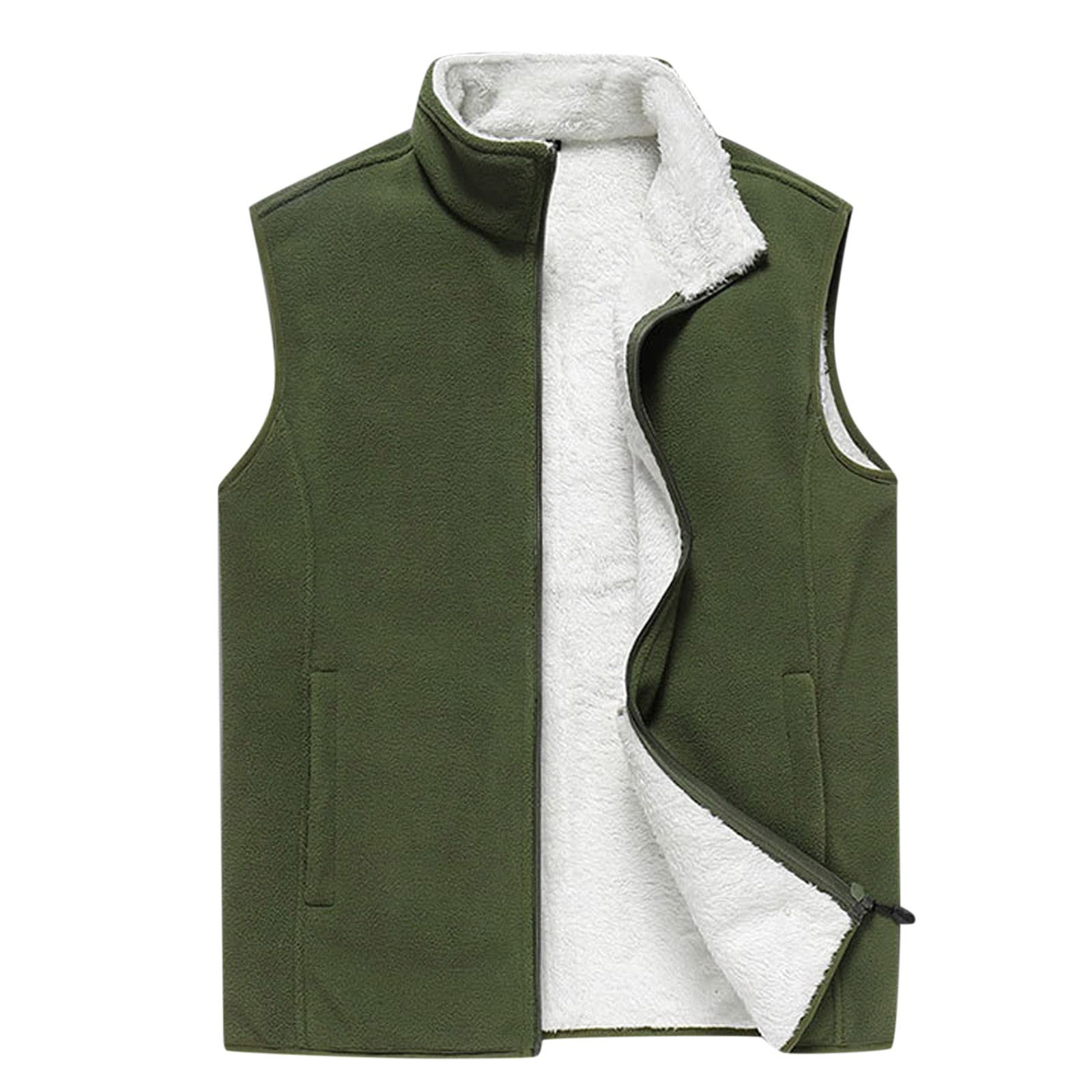 ASKSA Gilet Leggero Trapuntato Uomo - Senza Maniche, Slim Fit, Con Tasche, Colori Vari (Grigio/Nero/Blu/Verde) - 2