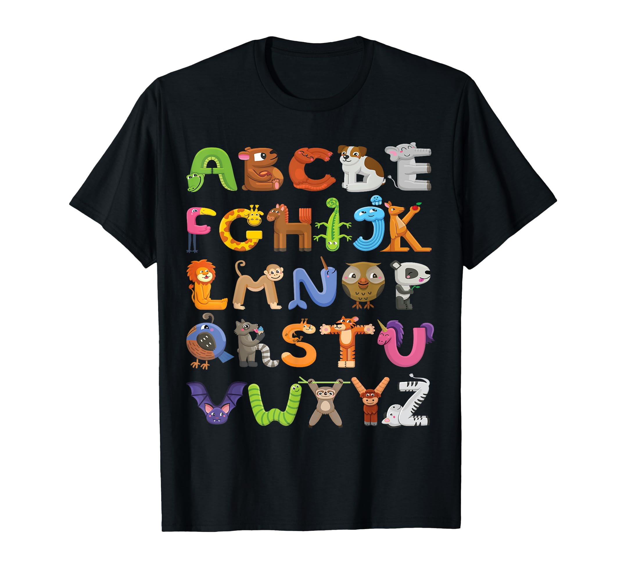 Alphabet Adventure Kids Short Sleeve T-Shirt main image 0