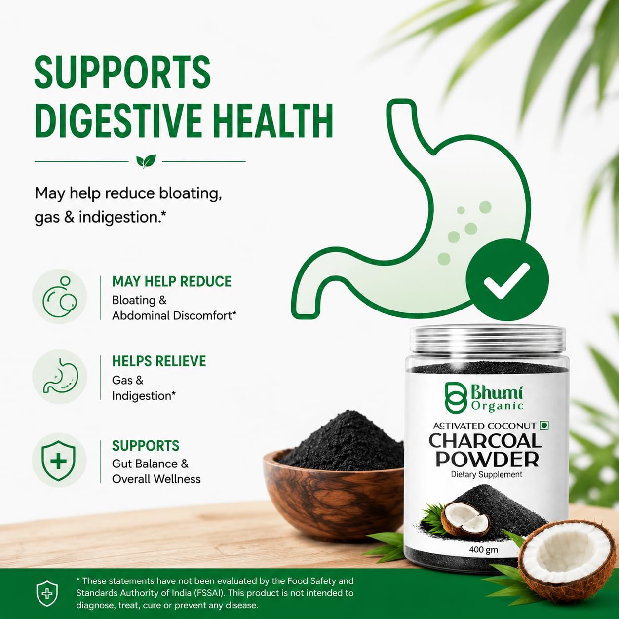 Activated Charcoal Powder 400g 2