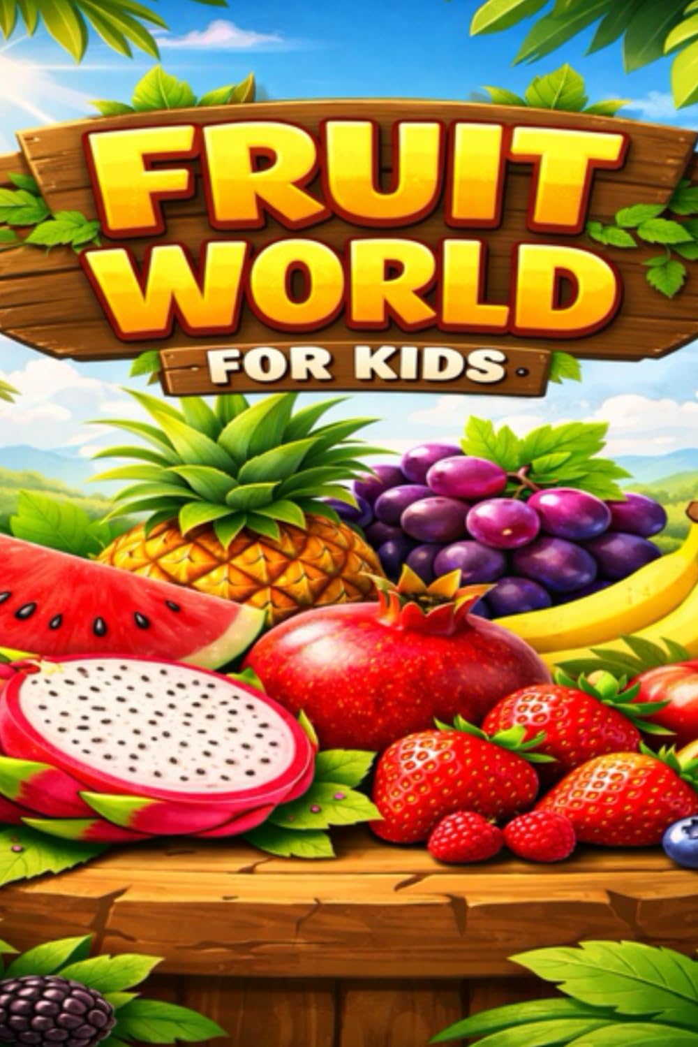 Fruits Name Book for Kids: Colorful Picture Book to Learn 30+ Fruit Names | Early Learning for Toddlers & Preschoolers Ages 1–5