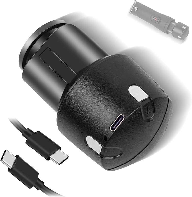 Bateria CBQ para Andis PowerGroom AGR e BGR com cabo USB-C
