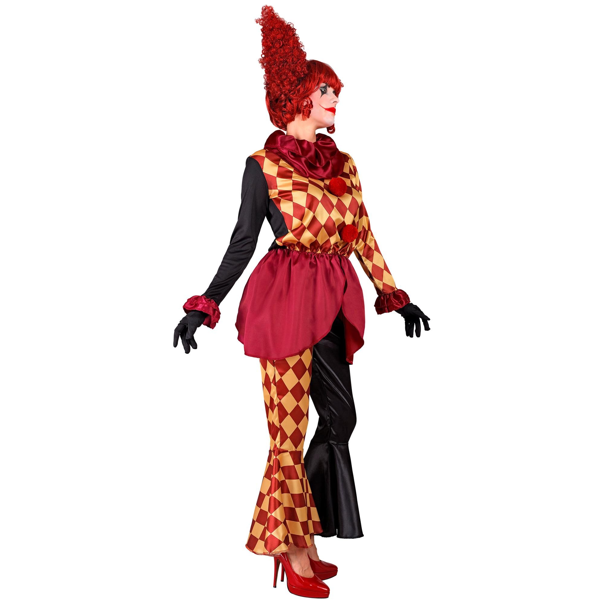 W WIDMANN MILANO Party Fashion - Horror Clown Psychopath Killer Halloween Fancy Dress Costume, Multicoloured - Image 3