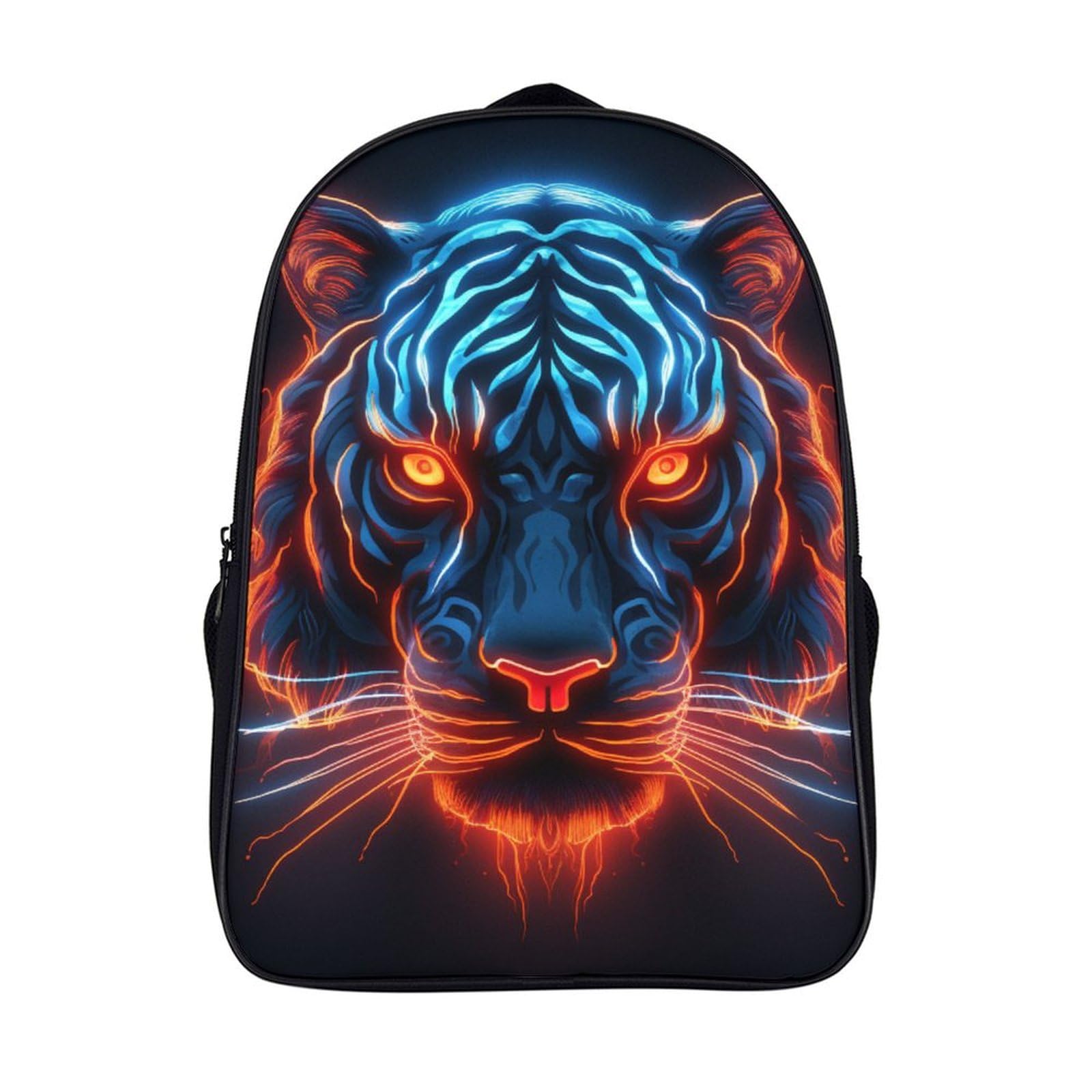 Bolsa impermeable 3D mochila para niños de tigre y niñas escolares con tirantes ajustables 7