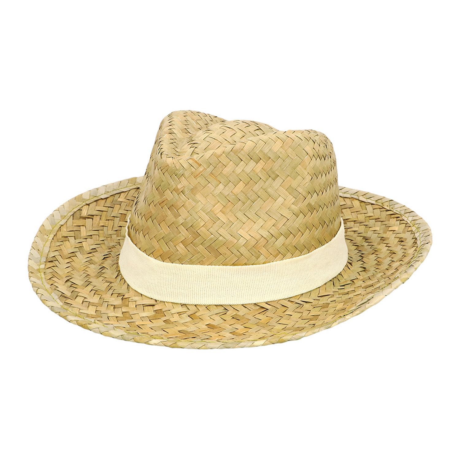 Boland - Chapeau de paille Summer pour adultes, lot de 6, chapeau pour costumes, carnaval et soirées à thème, couvre-chef