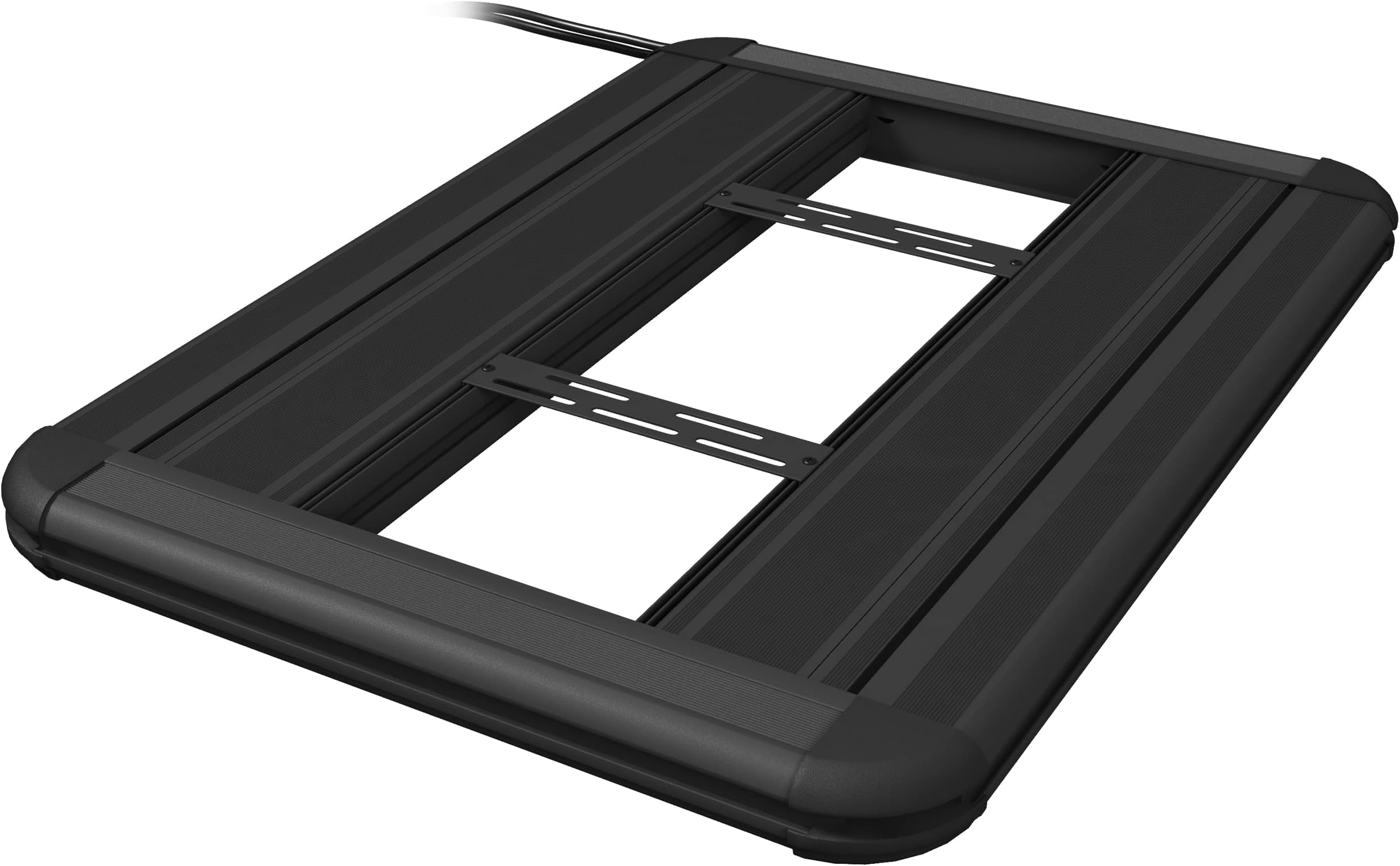 Aquatic Life G3 T5 HO Hybrid 4-Lamp 24 inch LED Aquarium Light Fixture Mount Kit, Light Mounting Bracket for 18 inch Wide Aquariums, Black