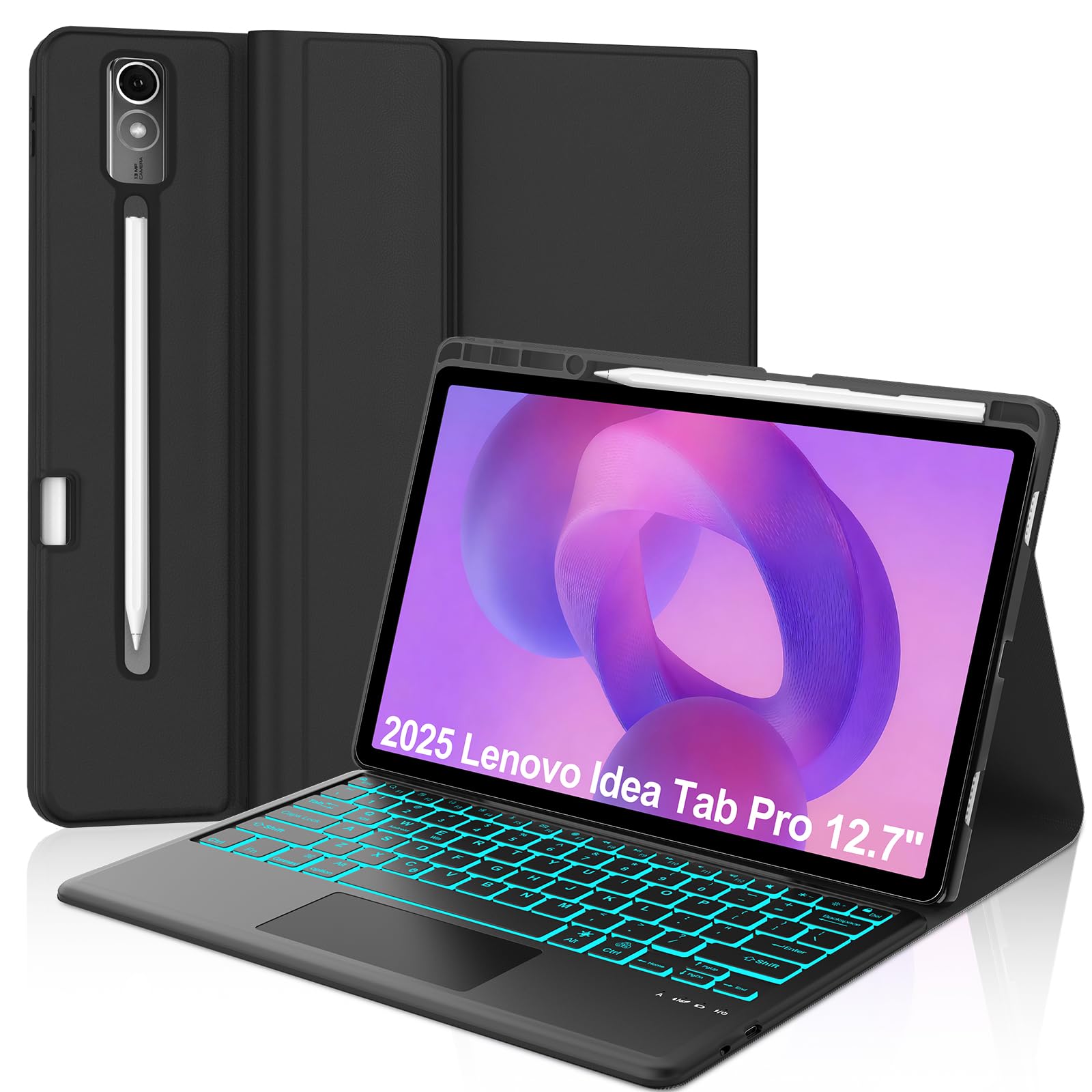 Amazon.com: Keyboard Case for Lenovo Idea Tab Pro 12.7'' 2025 with