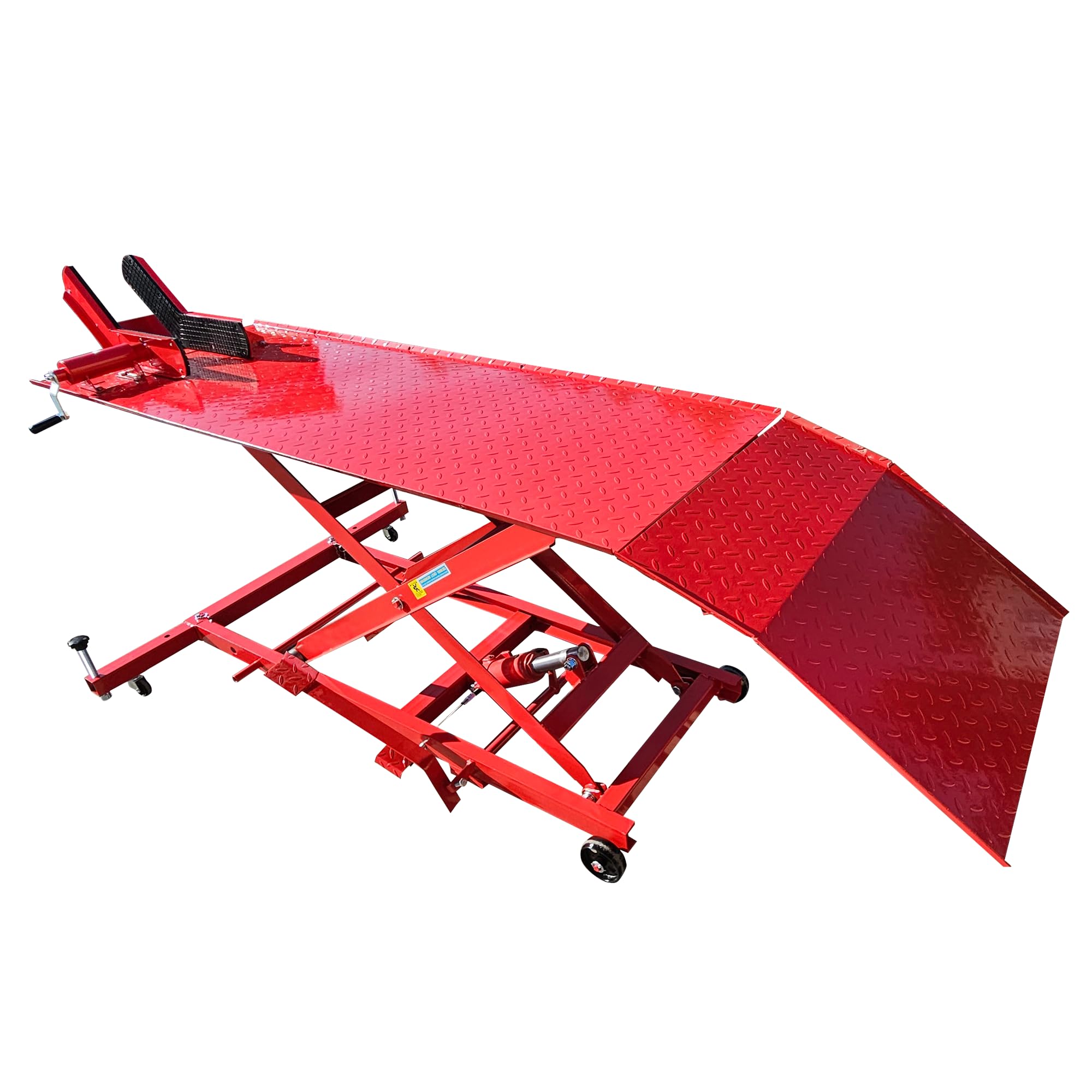 MotorLift450 - Rampa de montaje para moto, 450 kg, hidráulica