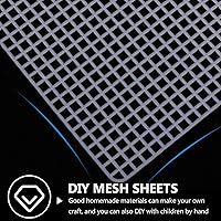 Vista 7 de 4 hojas de tela de punto de aguja de plástico para manualidades DIY marcadores de punto bolsa de proyectos de taza bordado hecho a mano hilo