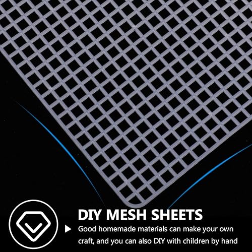 Miniatura 7 de 4 hojas de tela de punto de aguja de plástico para manualidades DIY marcadores de punto bolsa de proyectos de taza bordado hecho a mano hilo de