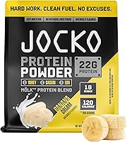 Vista 12 de Jocko Fuel Mölk Proteína de suero en polvo 22g Mezcla baja en azúcares de fruta del monje - Recuperación y crecimiento muscular, el embalaje puede