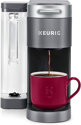 Miniatura 2 de Keurig K-Supreme - Cafetera de cápsulas K-Cup de una sola porción, tecnología MultiStream, cafetera de una sola porción gris y K-Mini, Evergreen
