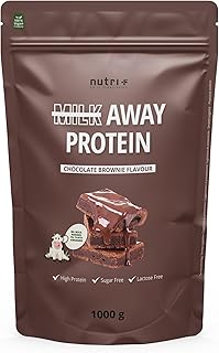 Proteine Vegane in Polvere BROWNIE AL CIOCCOLATO - Proteina Vegan senza Soia da 1kg - Frullato di 5k di Proteine da Piselli, Grano Saraceno, Semi di Canapa, Riso e Semi di Zucca Chocolate Brownie