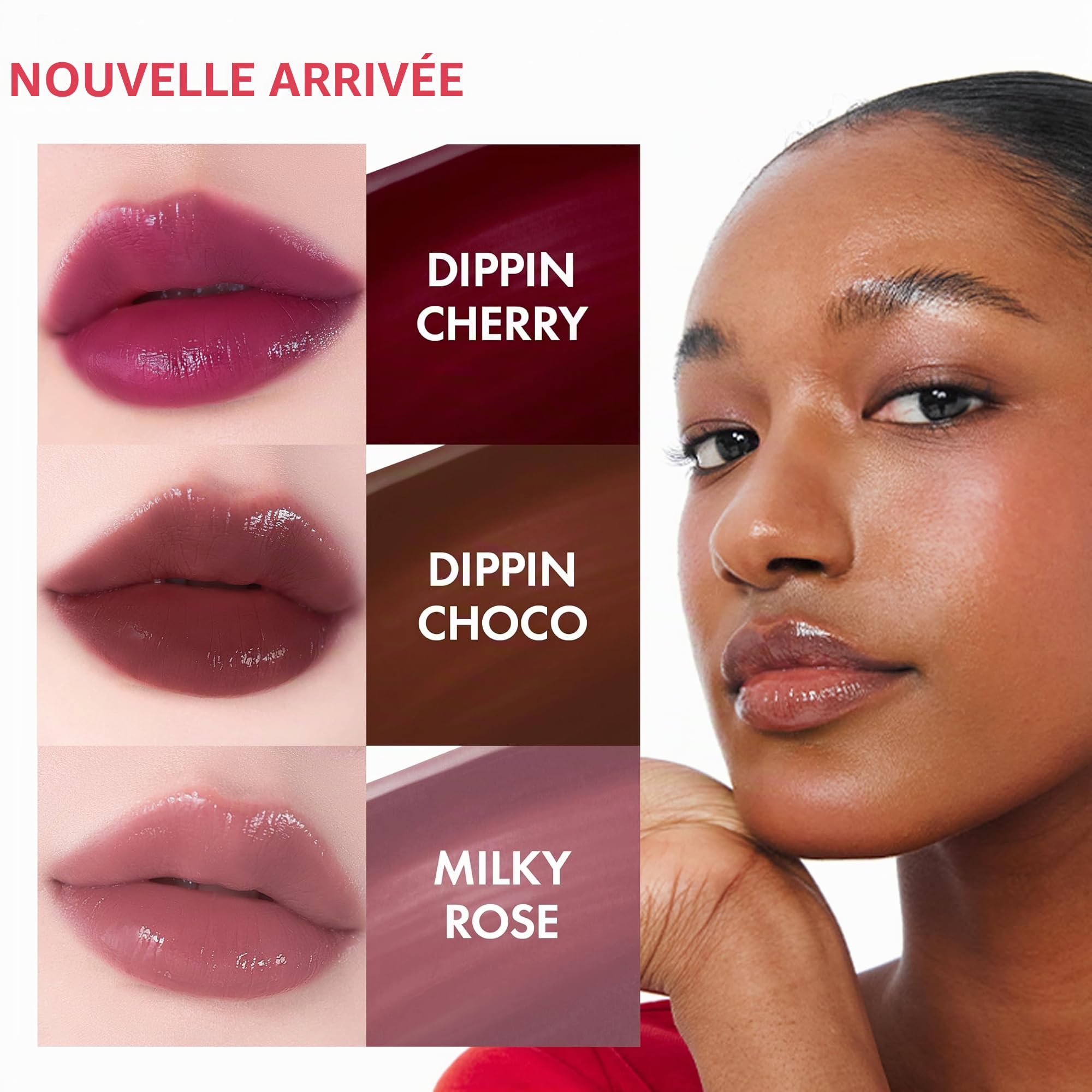 Amuse Daisy Flower Dew Tint 06 FIG DEW Encre à base d'eau 35 % haute humidité, longue durée, acétate de vitamine E, hydratant, pas de peel off, traitement des lèvres, non adhésif, pour les lèvres