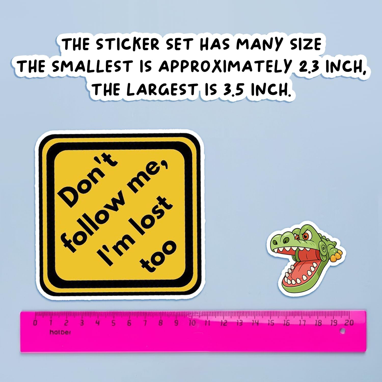 100PCS Funny Stickers for Adults – Meme Water Bottles Sticker Pack Waterproof Adult Stickers for Laptop, Water Bottle, Hard Hats, Sarcastic, Scrapbooking Decals - Image 7