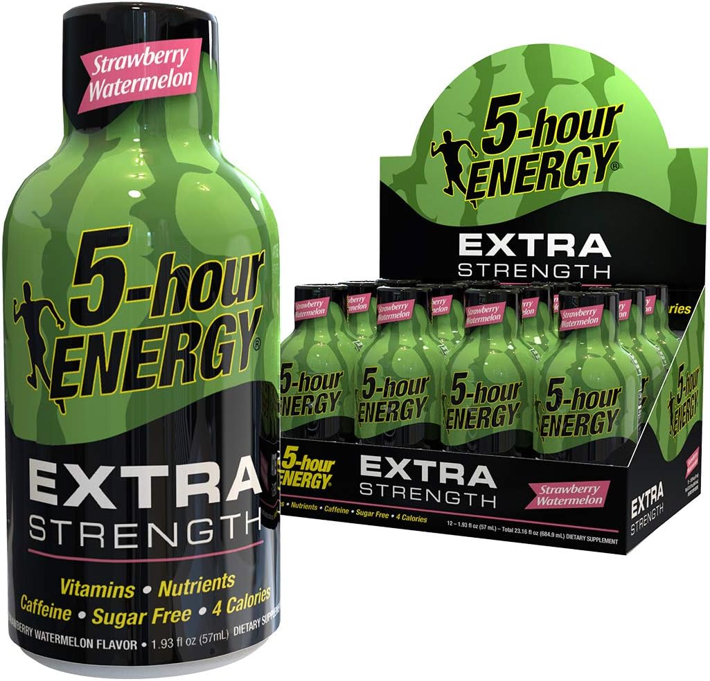Shot, Extra Strength, Strawberry Watermelon, 1.93 Ounce, 12 Pack