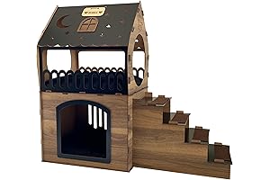 QPRPET Triple Pet House: The Ultimate Modern Haven for Your Furry Friends