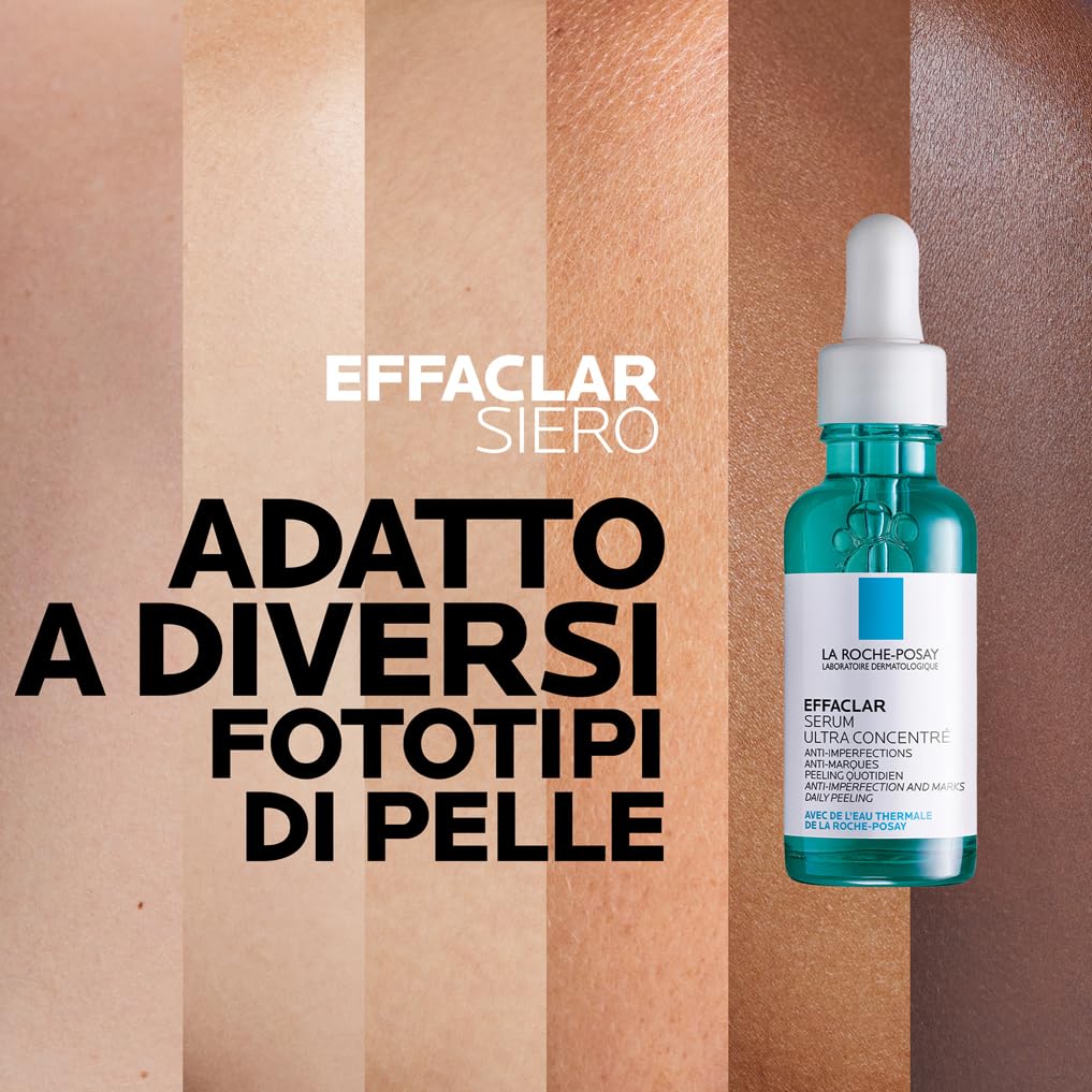 La Roche Posay Effaclar, Siero Peeling Ultra-Concentrato, Per Pelli a Tendenza Acneica, Azione Anti-Imperfezioni, Pelle Levigata + Routine Correlate a Questo Prodotto