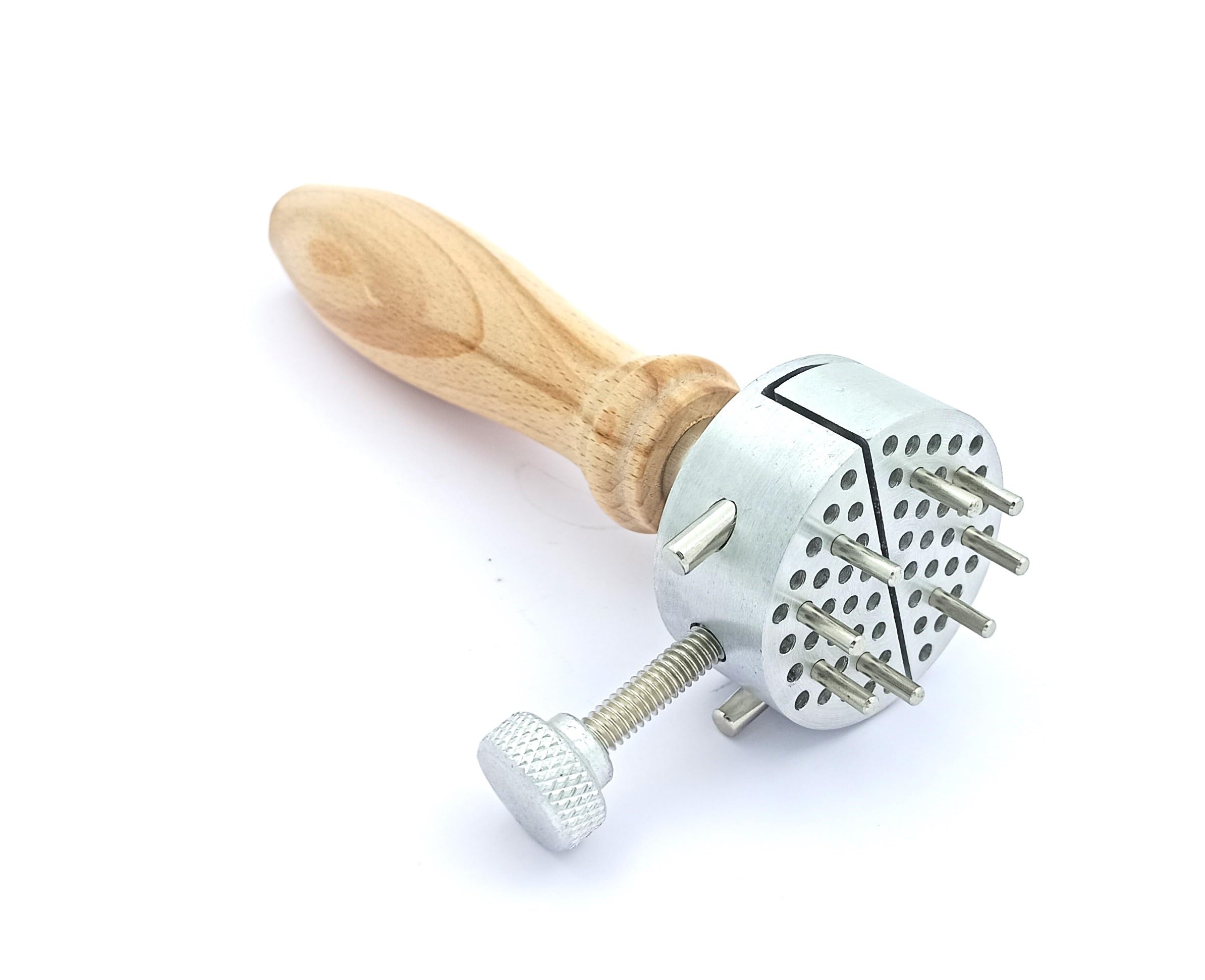 Universal Aluminum Work Holder Peg Clamp Base Jewelry Making ((Hand Held Clamp))