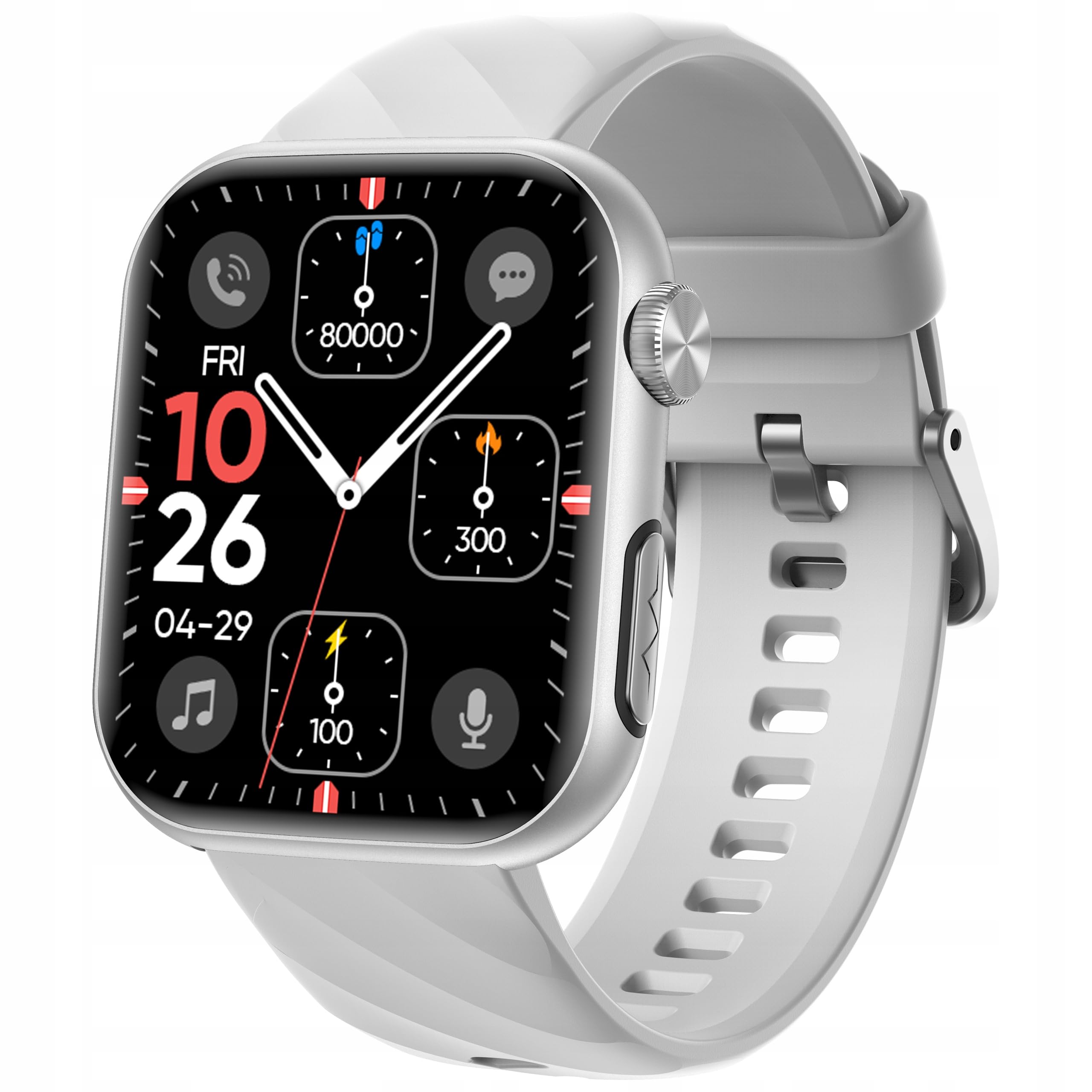 SMARTWATCH DLA SENIORA ZEGAREK TĘTNO CIŚNIENIE EKG TLEN BMI HRV MENU PL