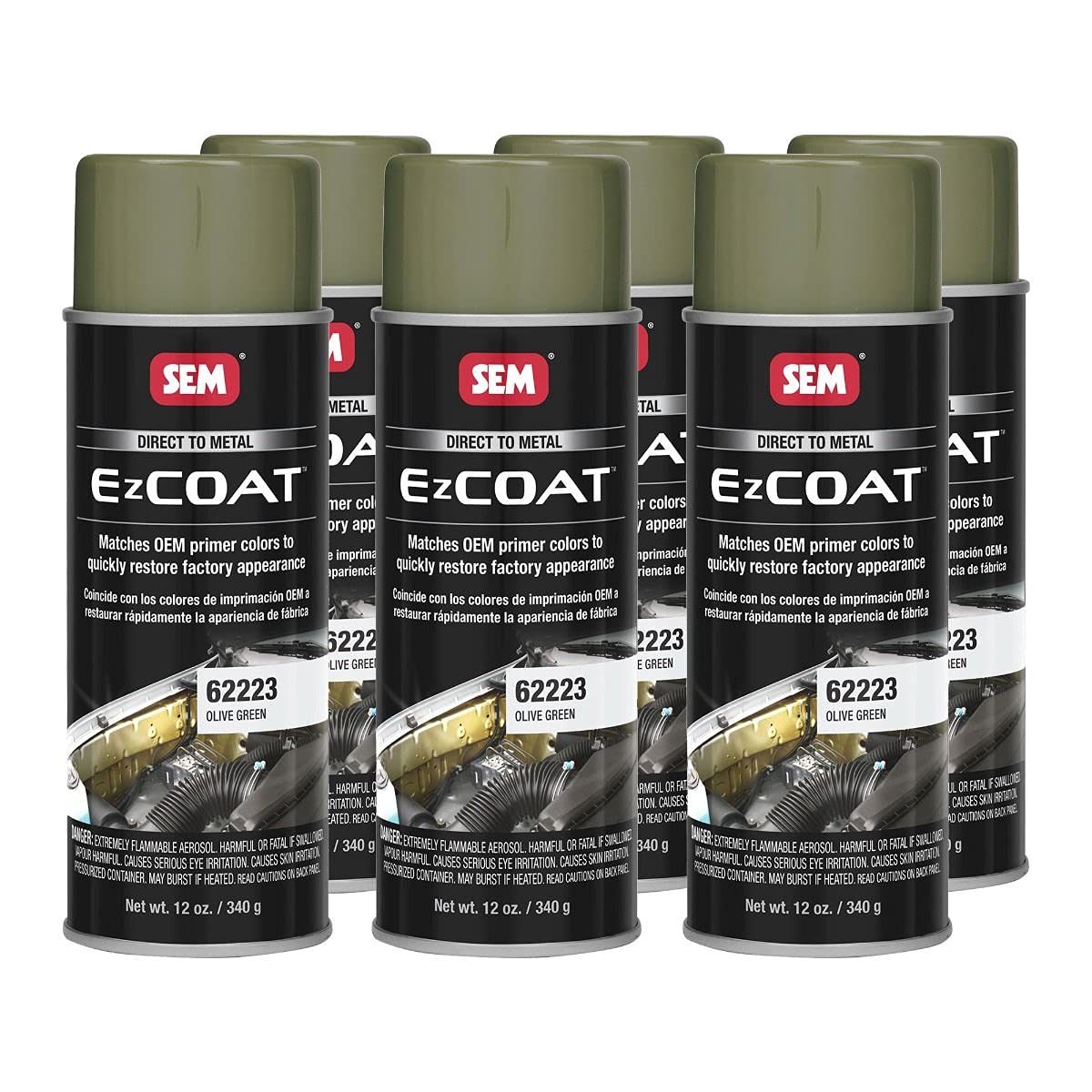 SEM Ez Coat Olive Green 62223 (Case of 6)