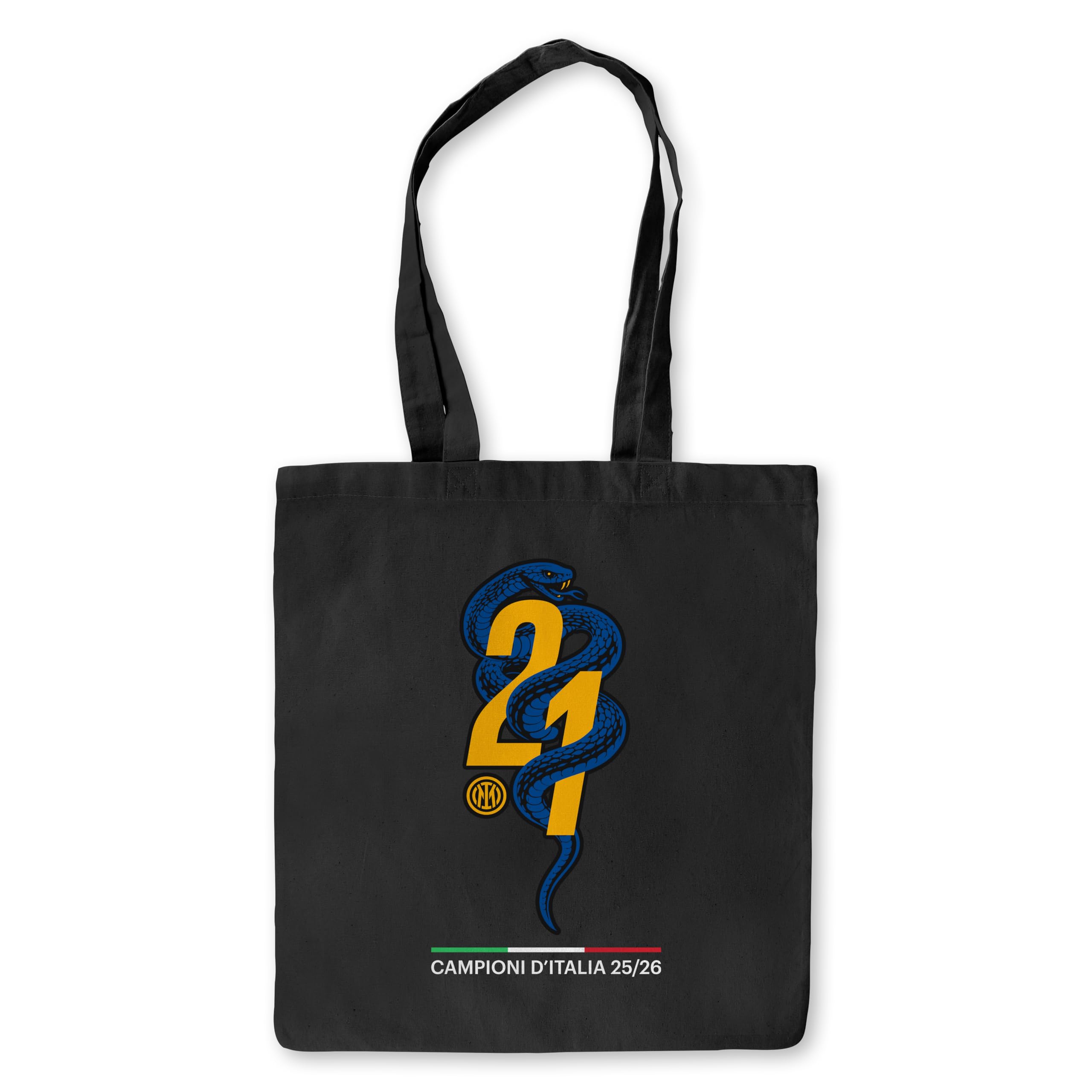 Inter Championi d'Italia 2025/26 Tote Bag, Celebrative Scudetto, Official Product