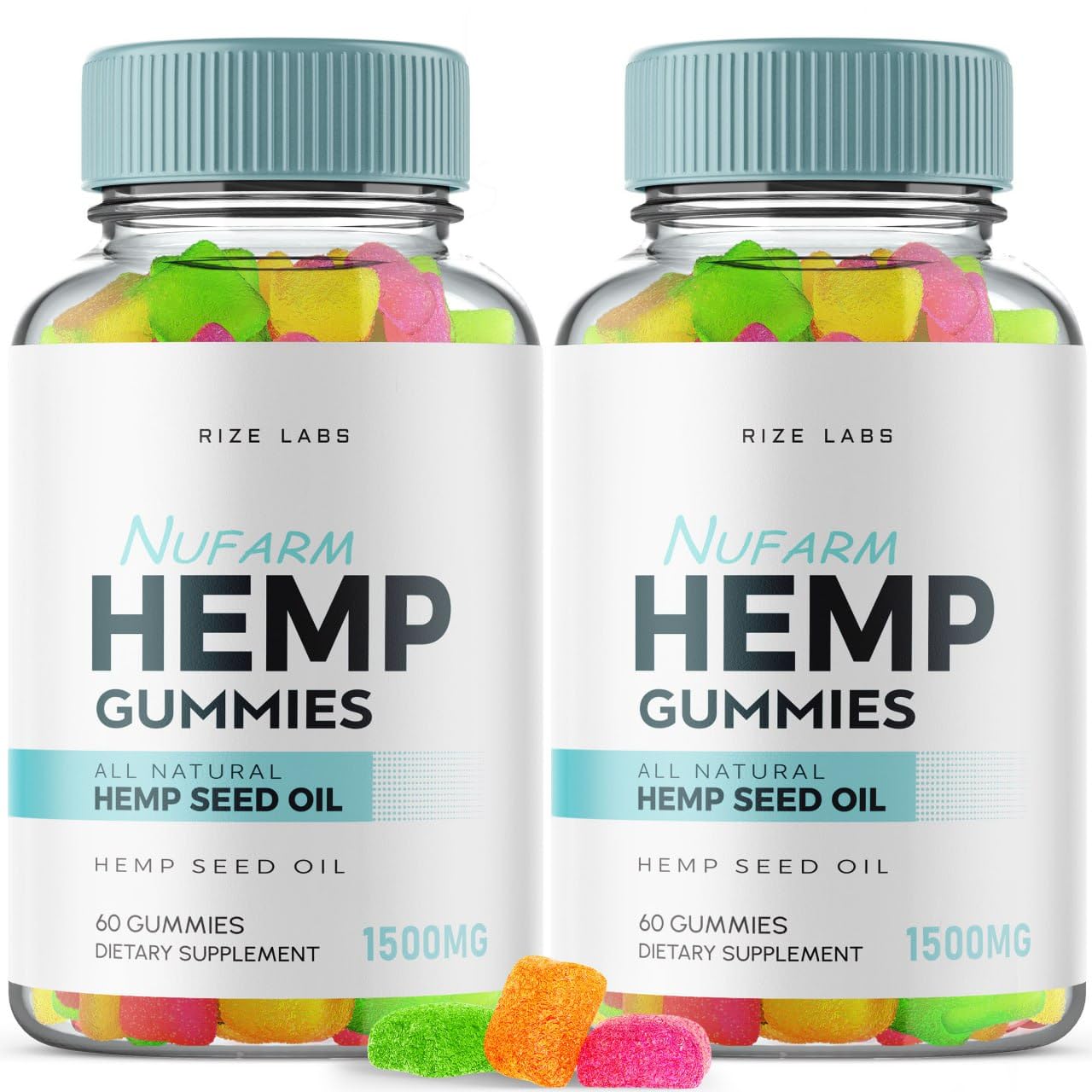 (Pack of 2 Nufarm Gummies, Advanced Formula Gummy for Better Sleep, Supplement to Support Total Body Balance, Gummies for Healthy Mind and Body, Nu Farm Gomitas Review (120 Gummies)