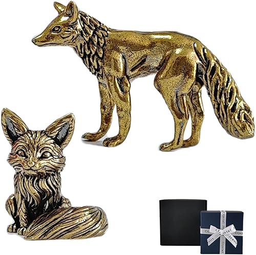 Miniatura 15 de 2 piezas de decoración de estatua de elefante de latón pequeña, mini figuras retro de animales de cobre para el hogar, adornos de decoración