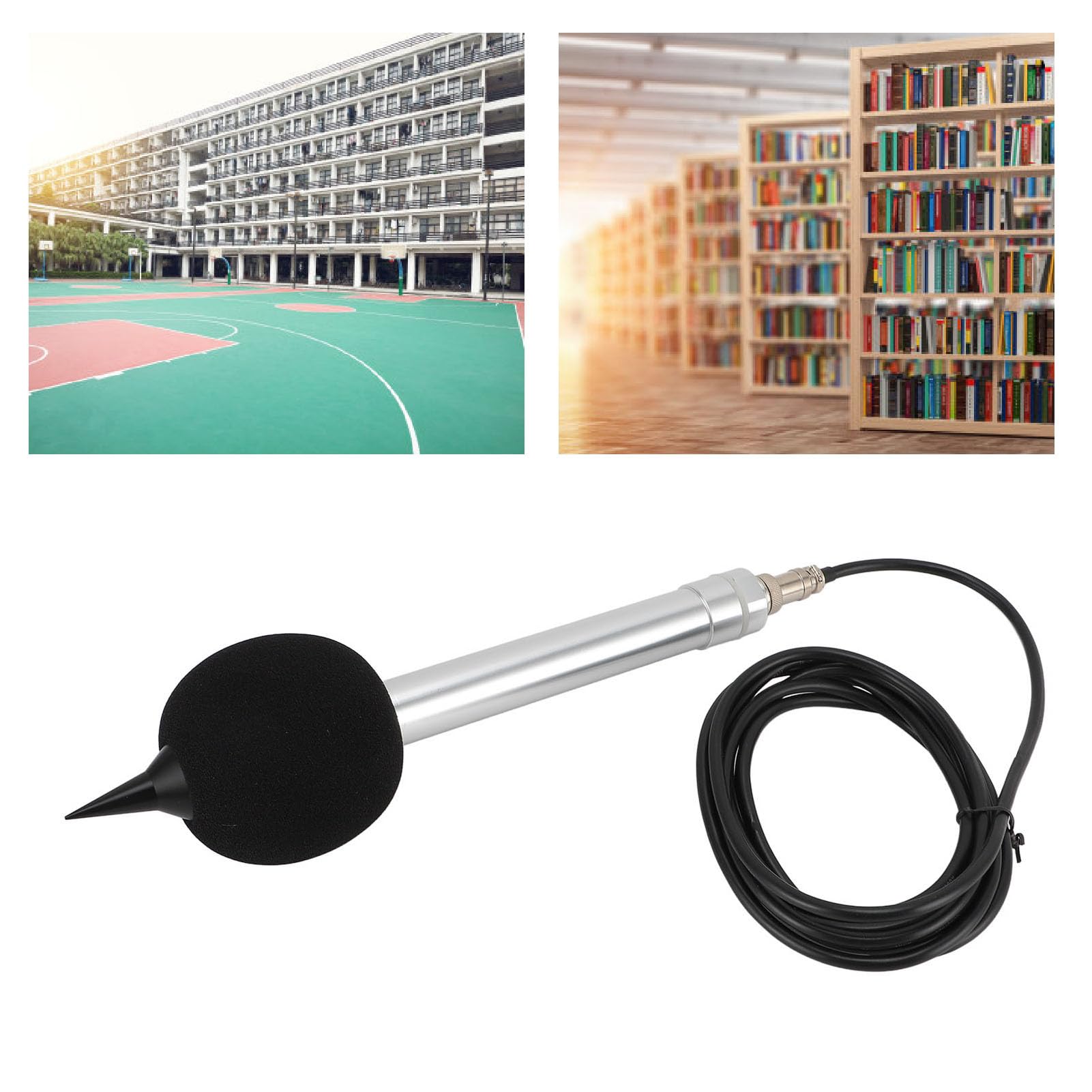 Industrial Noise Sensor, Aluminium Alloy High Accuracy Sound Level Meter for Vehicles with Advanced Digital Technology, Wide Application, and Rugged Construction, Easy to Install