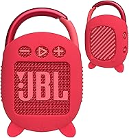 Vista 8 de JCHPINE Funda de silicona para JBL Clip 4, estuche protector para altavoz Bluetooth portátil JBL Clip 4, accesorios para altavoz Bluetooth portátil