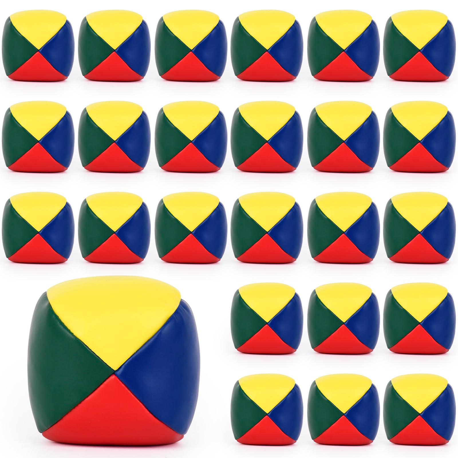 24 palline da giocoleria per principianti, palline colorate da giocoleria