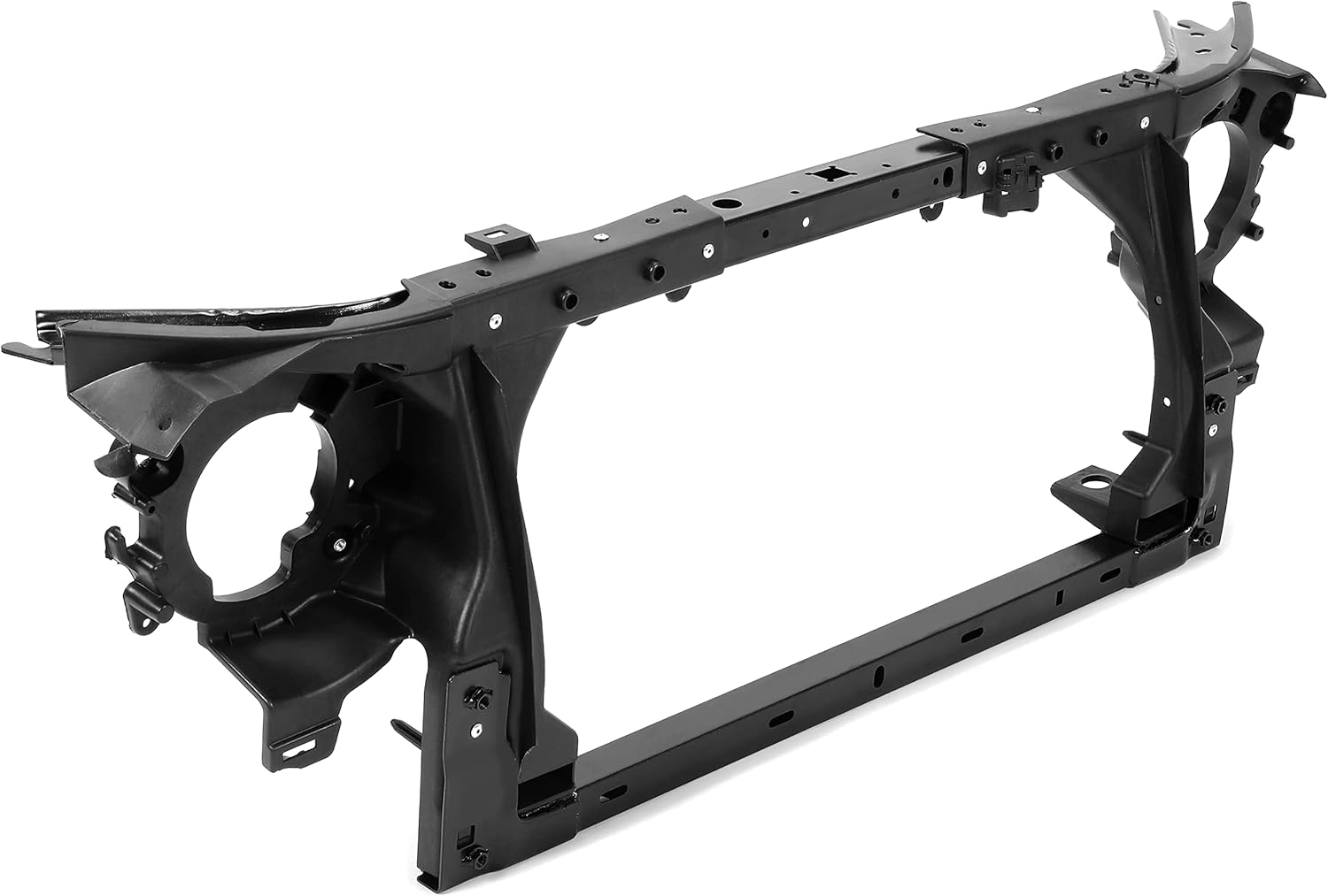 HECASA Radiator Support Compatible with 2007-2018 Jeep Wrangler Replacement for 55077976AD 55077976AC 55077976AF CH1225213