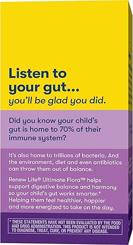 Miniatura 9 de Renew life Probióticos diarios masticables para niños 3 mil millones de CFU sabor a bayas apoyo digestivo e inmunológico sin gluten lácteos y soja