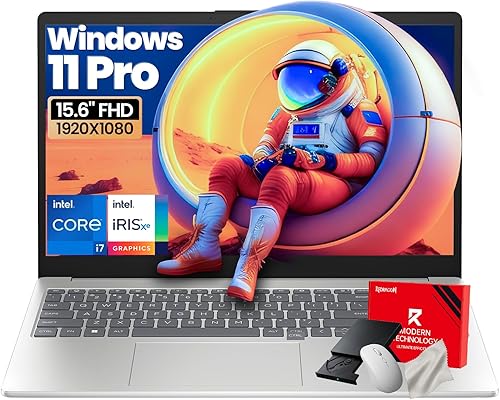 HP Computadora portátil empresarial FHD de 250 G10 de 15.6 pulgadas, procesador Intel 10-Core i7-1355U (hasta 5.0 GHz), gráficos Intel Iris X, 16 GB