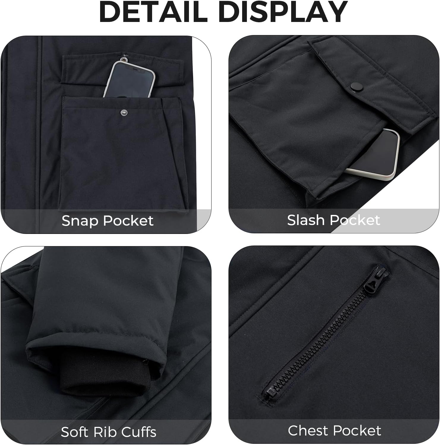 wantdo Men's Thicken Winter Coat Warm Parka Jacket Puffer Jacket with Hood - Image 6