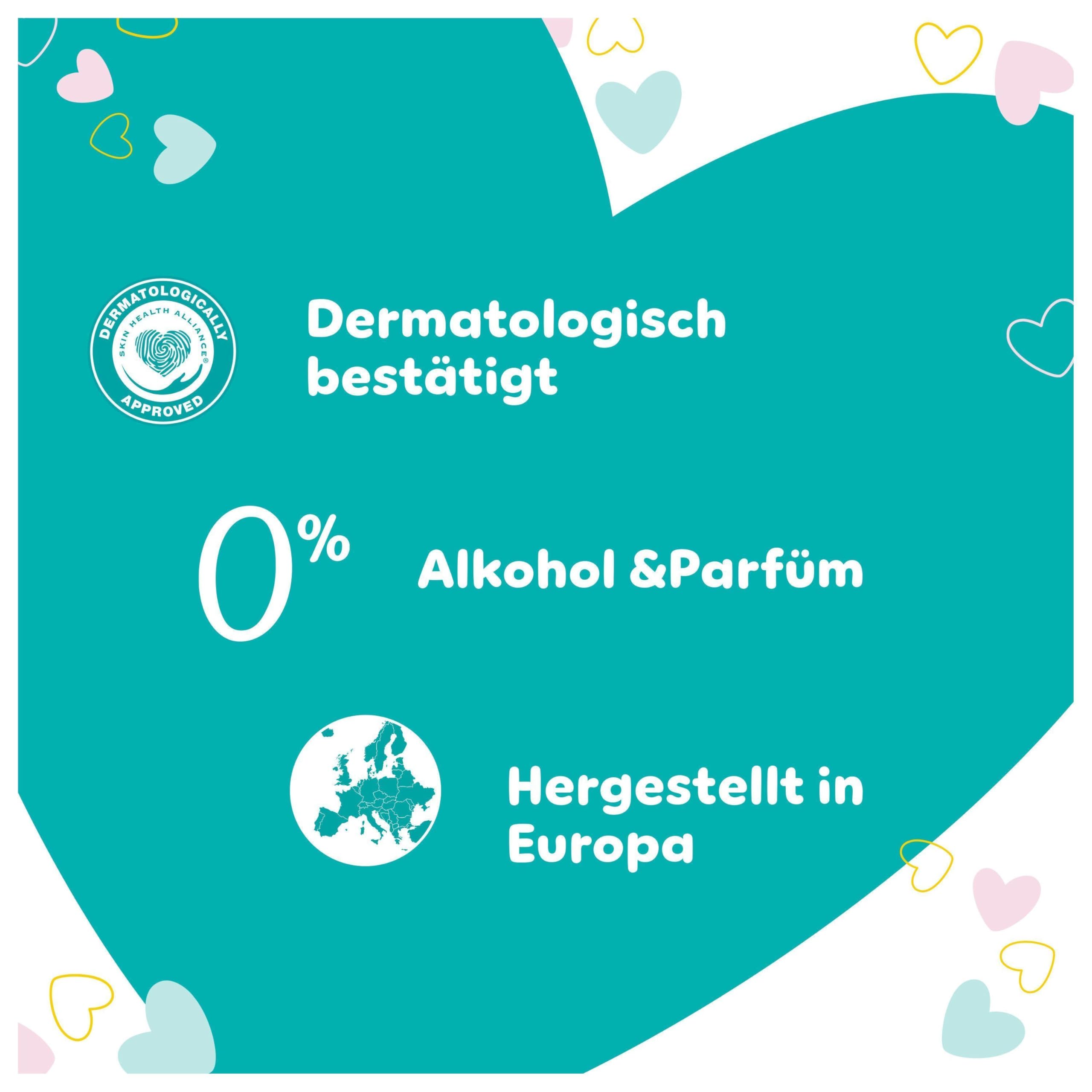 Pampers Sensitive Feuchttücher 12 Packungen mit 52 Stück - 624 Feuchttücher, ohne Duft, für eine sanfte und weiche Reinigung