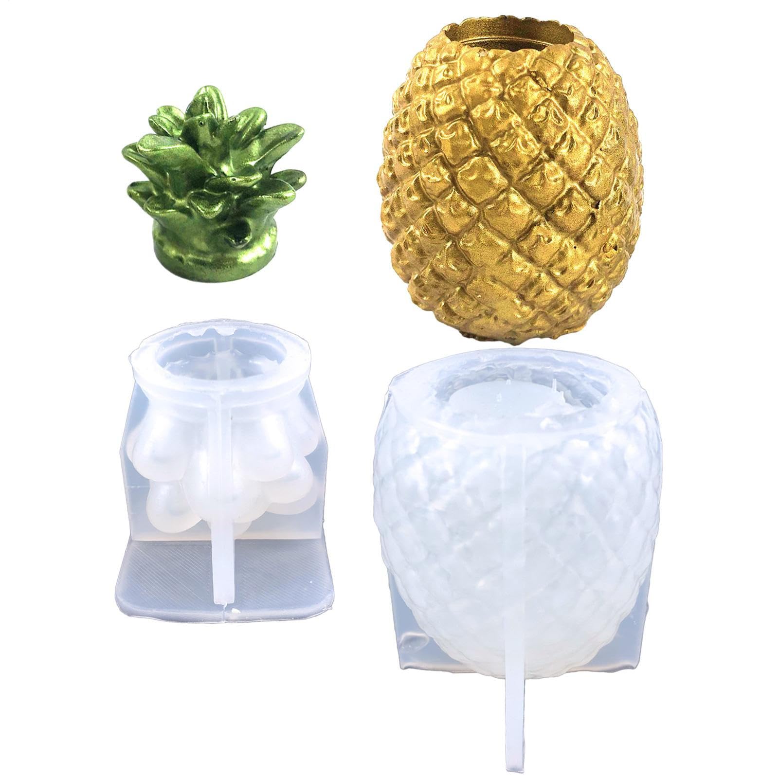 Moule à ananas récipients de rangement en silicone grand moule pour résine