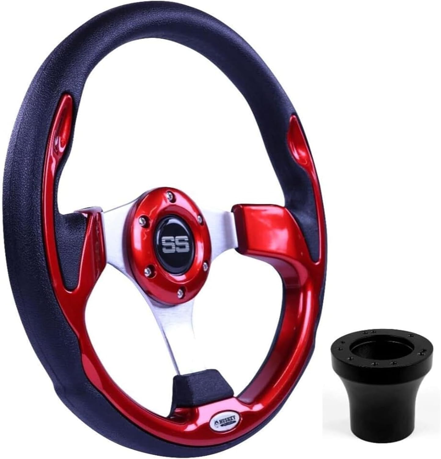 12.5“ Ultra Golf Cart Steering Wheel Red Compatible with Yamaha G-series Drive G29, Drive2