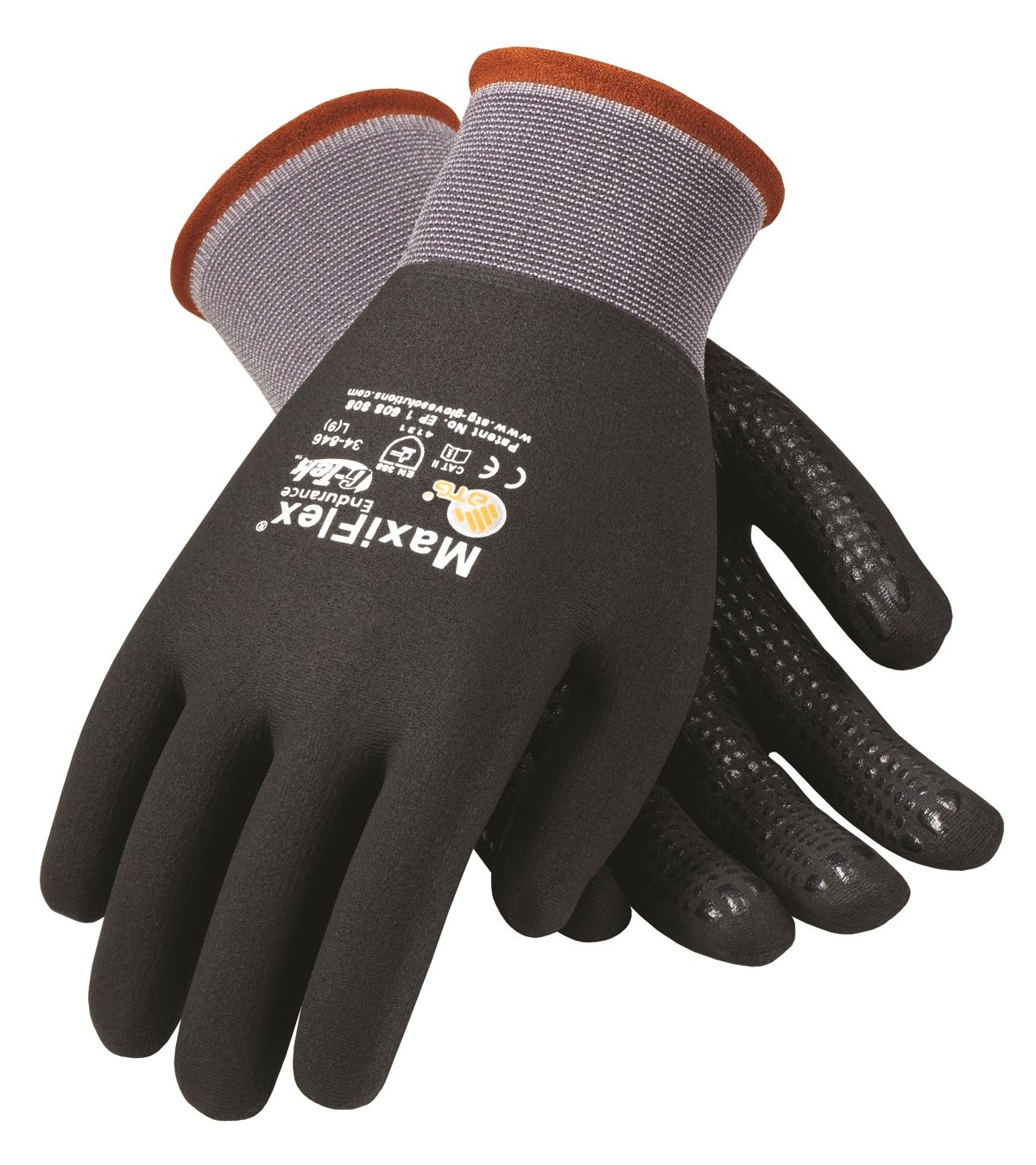 G-TEK Maxiflex Endurance 34-846 Seamless Knit Coated Gloves (Medium)