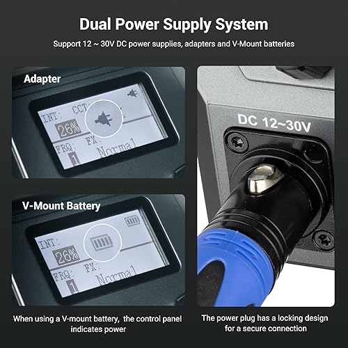 Miniatura 7 de SmallRig Luz de video LED COB RC 120D 120W, 5600K,