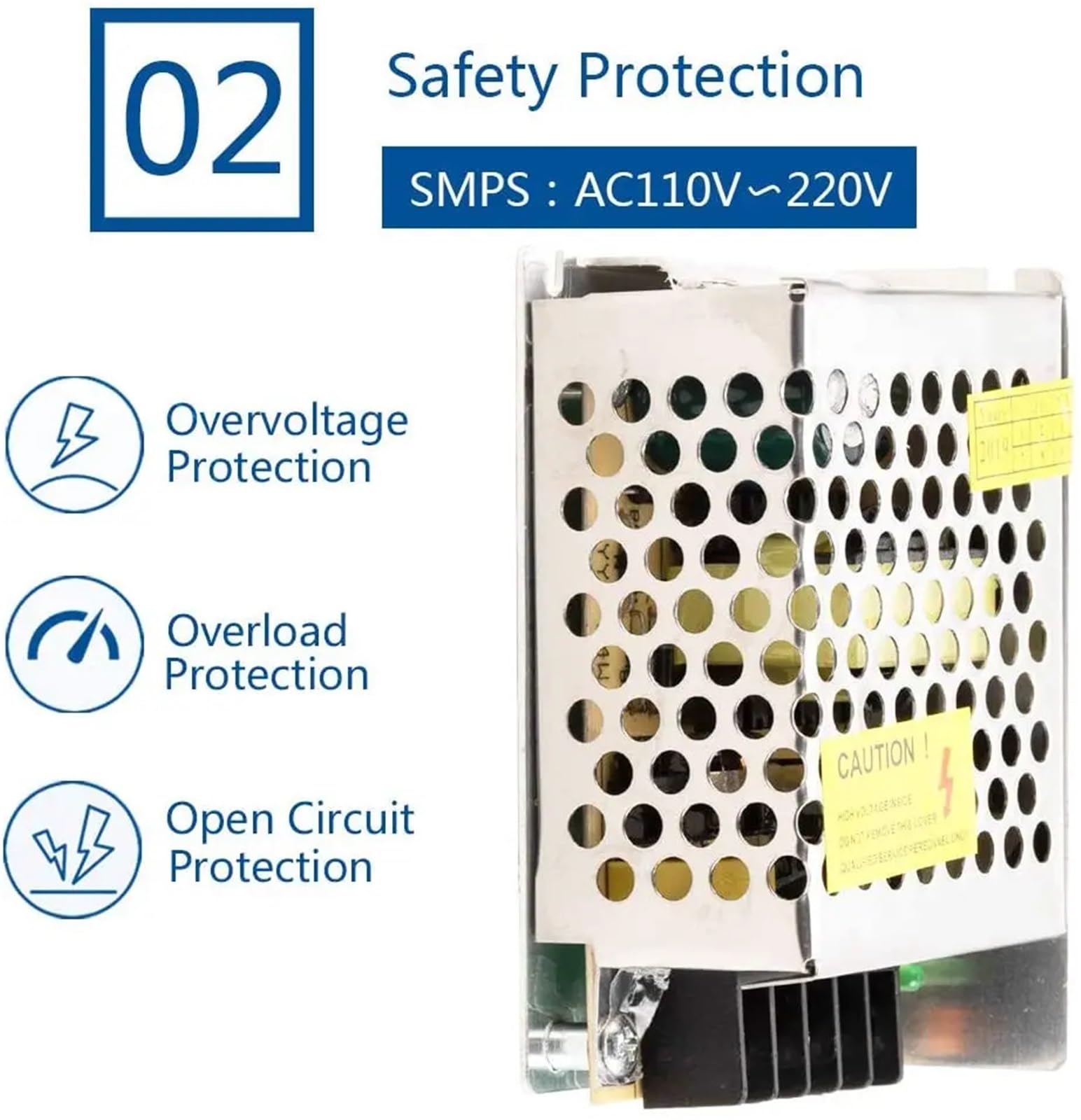 Zasilacz impulsowy 5V 12V 24V Zasilacz LED Sterownik AC 2 A 10 W 24 W 48 W Transformator oświetleniowy (24 V 2 A)