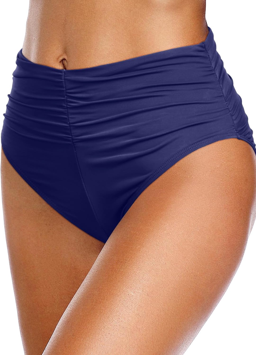 Tempt Me Women High Waisted Bikini Bottom Full Coverage Swimsuit Bottom - Image 3