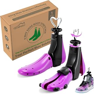 Shoe Stretcher Men, Women Leather Boot Stretcher for Wide Feets, Shoe Tree Adjustable Boot Widener Stretcher