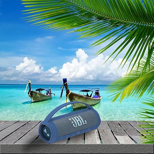 Miniatura 18 de JCHPINE Funda de silicona para altavoz Bluetooth portátil JBL Flip 6, soporte de transporte protector para accesorios de altavoces JBL Flip 6