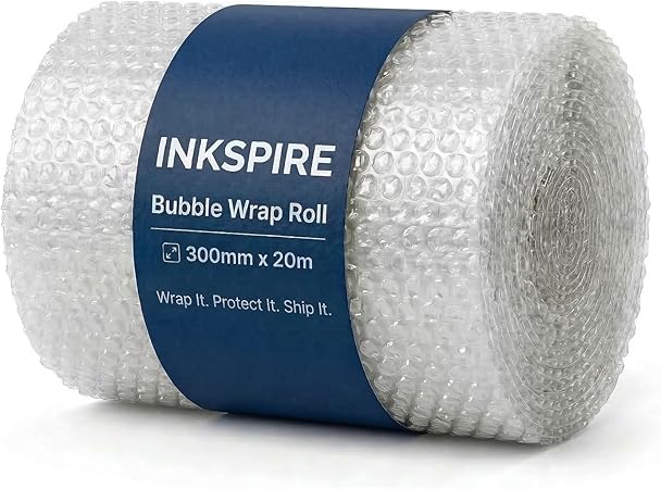Inkspire Bubble Wrap Roll 300mm x 20m – Lightweight & Durable Air ...