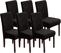 Vista 9 de Fundas para sillas de comedor, fundas para sillas de comedor, fundas elásticas para sillas Parsons, para comedor, cocina, funda protectora