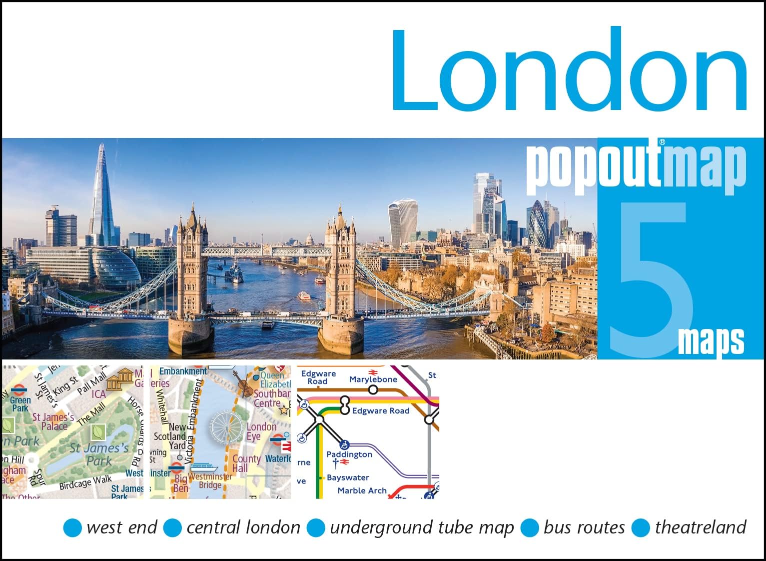 London PopOut Map (PopOut Maps) Map – Folded Map, March 30, 2023